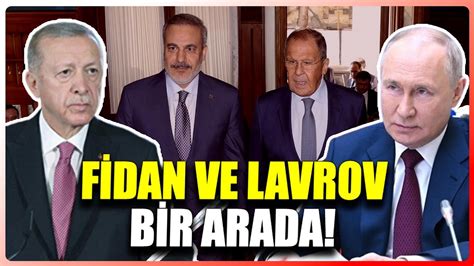 Hakan Fidan, Lavrov ile Moskova’da görüştü